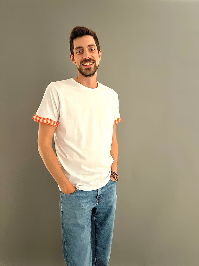 Le T-shirt Krama Orange - Homme