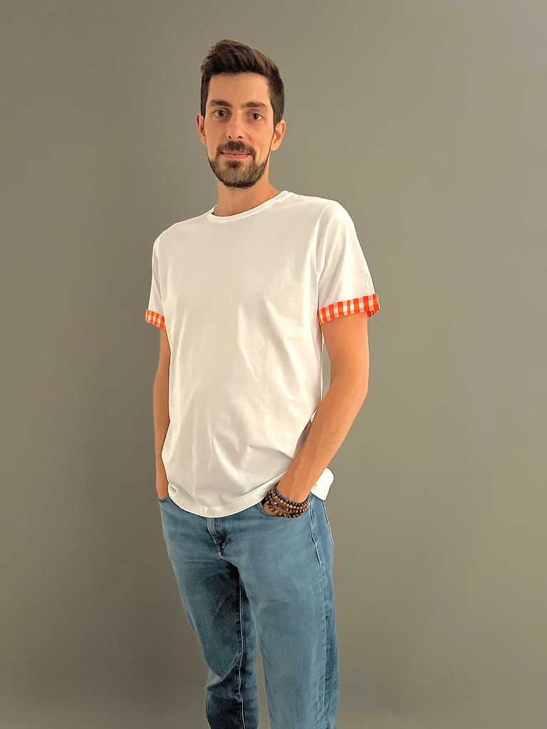 Le T-shirt Krama Orange - Homme