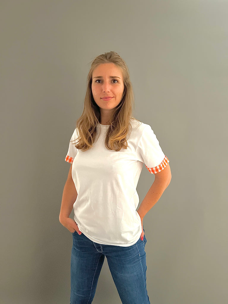 Le T-shirt Krama Orange - Femme