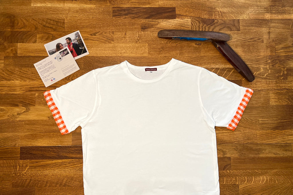 Le T-shirt Krama Orange - Homme