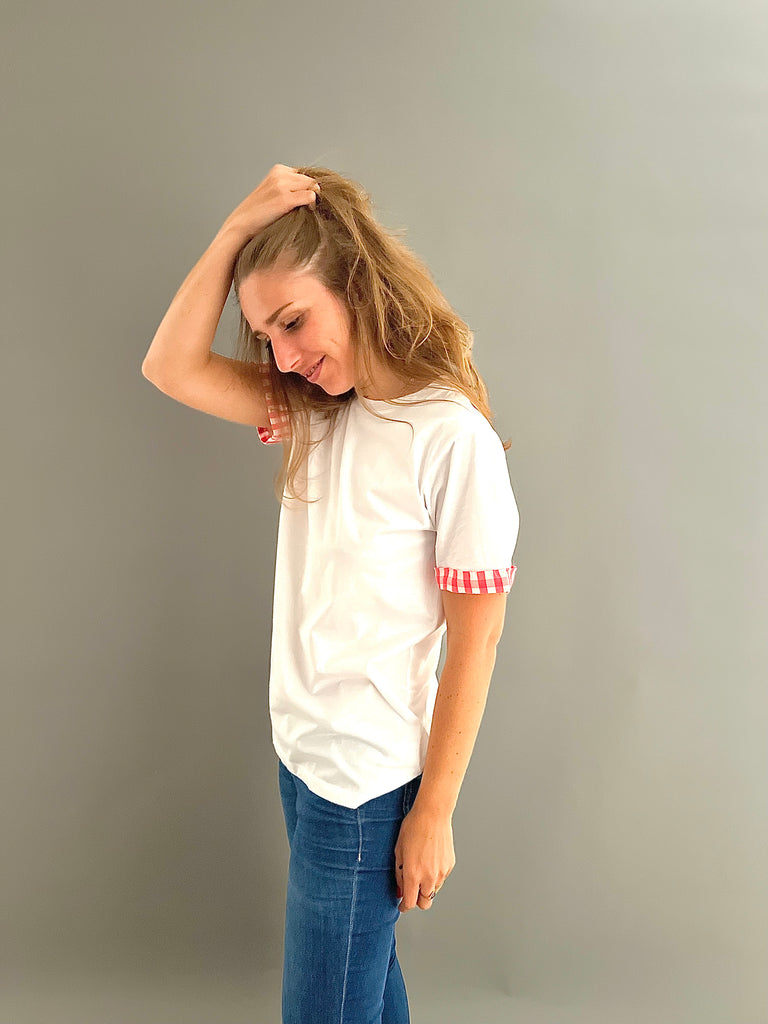 Le T-shirt Krama Rose - Femme