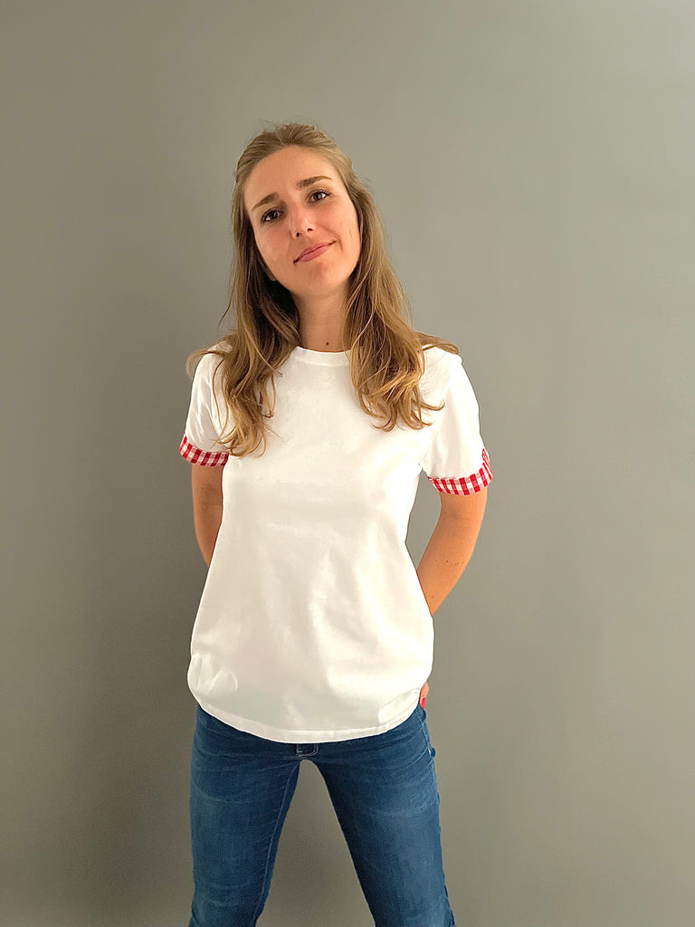 Le T-shirt Krama Rouge - Femme