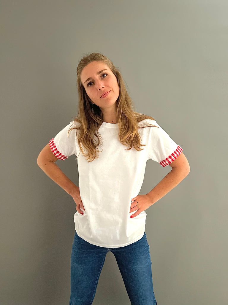 Le T-shirt Krama Rouge - Femme