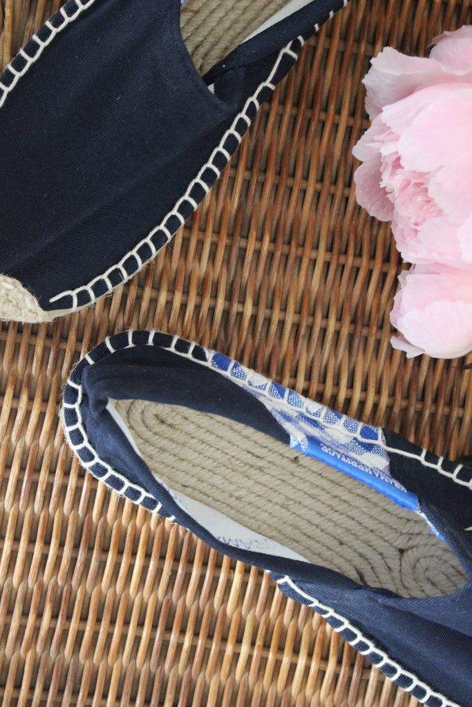 Les espadrilles Krama Bleu Marine